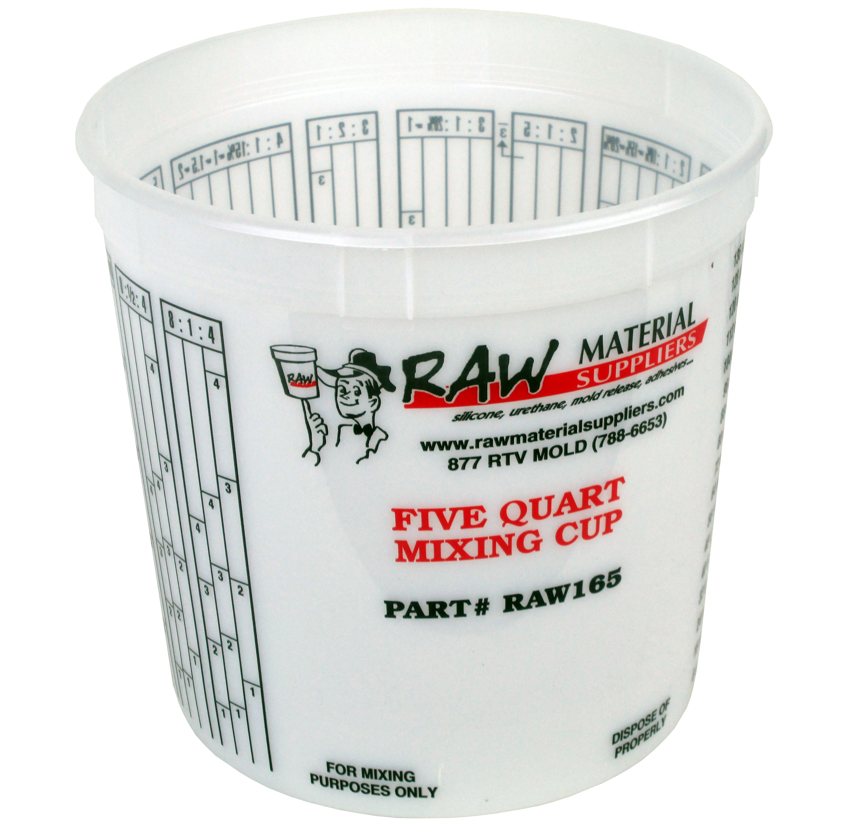 Mixing Cup 2.5 Quart cups - Raw Material Suppliers